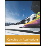 Calculus with Applications (11th Edition) - 11th Edition - by Margaret L. Lial, Raymond N. Greenwell, Nathan P. Ritchey - ISBN 9780321979421