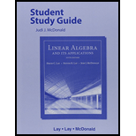 Student Study Guide for Linear Algebra and Its Applications - 5th Edition - by David C. Lay, Steven R. Lay, Judi J. McDonald - ISBN 9780321982575