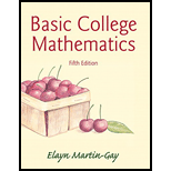 Basic College Mathematics Plus NEW MyLab Math with Pearson eText -- Access Card Package (5th Edition) (Martin-Gay Developmental Math Series)
