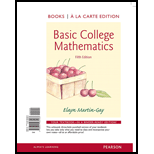 Basic College Mathematics (Looseleaf) - 5th Edition - by Martin-Gay - ISBN 9780321985583