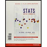 Stats: Data and Models, Books a la Carte Edition (4th Edition) - 4th Edition - by De Veaux, Richard D.; Velleman, Paul F.; Bock, David E. - ISBN 9780321989994