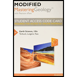 Modified Mastering Geology with Pearson eText -- Standalone Access Card -- for Earth Science (14th Edition) - 14th Edition - by Edward J. Tarbuck, Frederick K. Lutgens, Dennis G. Tasa - ISBN 9780321994899