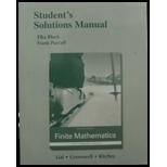 Student's Solutions Manual For Finite Mathematics Format: Paperback - 11th Edition - by Lial, Margaret L.^greenwell, Raymond N.^ritchey, Nathan P. - ISBN 9780321997425