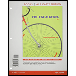 College Algebra, Books a la Carte Edition, plus NEW MyLab Math- Access Card Package (6th Edition)