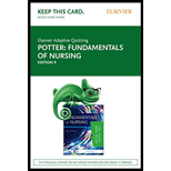 Elsevier Adaptive Quizzing for Fundamentals of Nursing (Access Card) - Electronic (Paperback) - 9th Edition - by Potter - ISBN 9780323556224