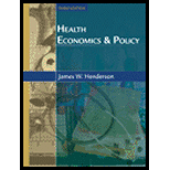 HEALTH ECONOMICS+POLICY - 3rd Edition - by Henderson - ISBN 9780324260007
