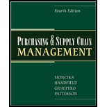 Purchasing And Supply Chain Management - 4th Edition - by Robert M. Monczka, Robert B. Handfield, Larry C. Giunipero, James L. Patterson - ISBN 9780324381344