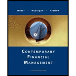 Contemporary Financial Management (with Thomson One) - 11th Edition - by R. Charles Moyer, James R. McGuigan, William J. Kretlow - ISBN 9780324653502
