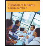 Essentials Of Business Communication - 7th Edition - by Guffey - ISBN 9780324679427