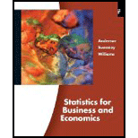 Statistics for Business and Economics (with Bind-In Card) - 11th Edition - by David R. Anderson, Dennis J. Sweeney, Thomas A. Williams - ISBN 9780324783247