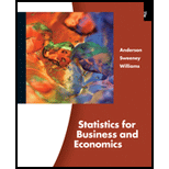 Statistics for Business and Economics (Book Only) - 11th Edition - 11th Edition - by Anderson, David R., Sweeney, Dennis J., williams, Thomas A. - ISBN 9780324783254