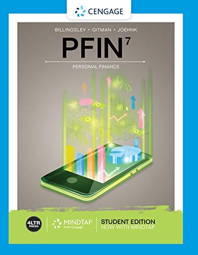 Pfin (with Mindtap, 1 Term Printed Access Card) (mindtap Course List)