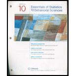 EBK ESSENTIALS OF STATISTICS FOR THE BE - 10th Edition - by Forzano - ISBN 9780357035580