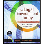 EBK THE LEGAL ENVIRONMENT TODAY - 9th Edition - by CROSS - ISBN 9780357038154