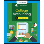 Bundle: College Accounting, Chapters 1-9, Loose-leaf Version, 23rd + Cengagenowv2, 1 Term Printed Access Card, Chs. 1-9 + Study Guide With Working Papers, Chs. 1-9