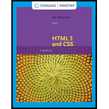 NEW PERSP.ON HTML5,CSS:COMP.-MINDTAP - 8th Edition - by Carey - ISBN 9780357107218