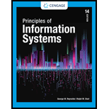 PRINCIPLES OF INFO.SYS.-MINDTAP(1 TERM) - 14th Edition - by STAIR - ISBN 9780357112465
