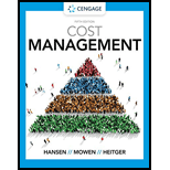 CORNERSTONES OF COST MGMT.-TEXT - 5th Edition - by Hansen - ISBN 9780357141090