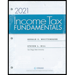 INCOME TAX FUND.2021 (LOOSELEAF)        - 21st Edition - by WHITTENBURG - ISBN 9780357141557