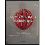 CONTEMP.MARKETING (LL) >CUSTOM<         - 18th Edition - by BOONE - ISBN 9780357197295