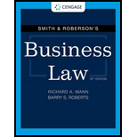 Smith & Roberson's Business Law - 18th Edition - by Richard A. Mann; Barry S. Roberts - ISBN 9780357364123