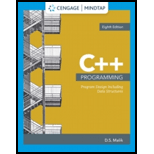 EP MINDTAPV2.0 FOR MALIK'S C++ PROGRAMM - 8th Edition - by Malik - ISBN 9780357425299