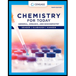 CHEMISTRY F/TODAY-STD.GDE.+SOLN.MAN. - 10th Edition - by Seager - ISBN 9780357453452