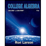 COLLEGE ALGEBRA                         - 11th Edition - by Larson - ISBN 9780357454091