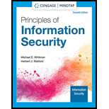 PRINCIPLES OF INFO.SECURITY-MINDTAP - 7th Edition - by WHITMAN - ISBN 9780357506509