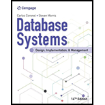 DATABASE SYSTEMS-MINDTAP ACCESS(1 TERM) - 14th Edition - by Coronel - ISBN 9780357673133