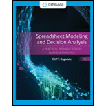 SPREADSHEET MODEL.+DEC...(LL)-W/MINDTAP - 9th Edition - by Ragsdale - ISBN 9780357746592