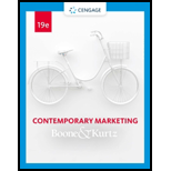 CONTEMP.MARKETING-W/MINDTAP ACCESS - 19th Edition - by BOONE - ISBN 9780357747681