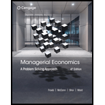 MANAGERIAL ECONOMICS - 6th Edition - by FROEB - ISBN 9780357748237