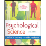 Psychological Science - 2nd Edition - by Michael S Gazzaniga - ISBN 9780393165104