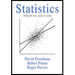 Statistics - 4th Edition - by David Freedman, Robert Pisani, Roger Purves - ISBN 9780393929720