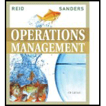 Operations Management - 4th Edition - by Reid,  R. Dan (robert Dan), Sanders,  Nada R. - ISBN 9780470325049