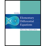 Elementary Differential Equations