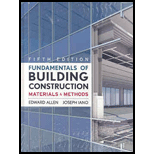 Fundamentals Of Building Construction: Materials  And Methods 5th Edition With Exercises In Building Construction 5th Edition Set - 5th Edition - by Edward Allen - ISBN 9780470480045