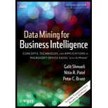 Data Mining for Business Intelligence: Concepts, Techniques, and Applications in Microsoft Office Excel with XLMiner - 2nd Edition - by Galit Shmueli, Nitin R. Patel, Peter C. Bruce - ISBN 9780470526828