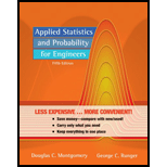 Applied Statistics And Probability For Engineers - 5th Edition - by Douglas C. Montgomery, George C. Runger - ISBN 9780470910610