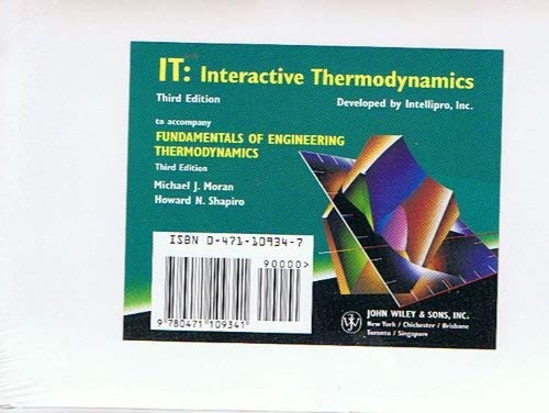 9th Edition EPUB Reg Card Loose-Leaf Print Companion Set Fundamentals of Engineering Thermodynamics