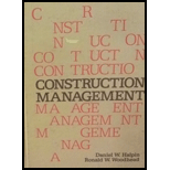 Construction Management - 1st Edition - by Daniel W. Halpin, Ronald W. Woodhead - ISBN 9780471345664