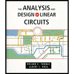 Analysis And Design Of Linear Circuits - 2nd Edition - by Roland E. Thomas, Bill Zobrist - ISBN 9780471365921
