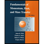 Fundamentals of Momentum, Heat, and Mass Transfer - 4th Edition - by James R. Welty, Charles E. Wicks, Robert E. Wilson, Gregory L. Rorrer - ISBN 9780471381495
