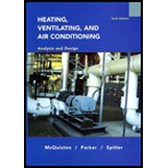 Heating Ventilating and Air Conditioning: Analysis and Design - 6th Edition - by Faye C. McQuiston, Jeffrey D. Spitler, Jerald D. Parker - ISBN 9780471470151