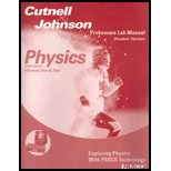Physics: Probeware Lab Manual : Exploring Physics with PASCO Technology - 6th Edition - by CUTNELL, Johnson - ISBN 9780471476757