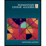 Elementary Linear Algebra - 7th Edition - by Howard Anton - ISBN 9780471587422