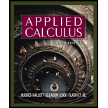APPLIED CALCULUS - 3rd Edition - by Hughes-Hallett - ISBN 9780471681212