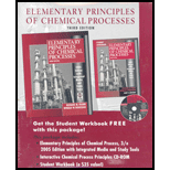 Elementary Principles of Chemical Processes, 3rd Edition 2005 Edition Integrated Media and Study Tools, with Student Workbook - 3rd Edition - by Richard M. Felder, Ronald W. Rousseau - ISBN 9780471720638
