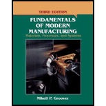 Fundamentals Of Modern Manufacturing: Materials, Processes, And Systems - 3rd Edition - by Mikell P. Groover - ISBN 9780471744856